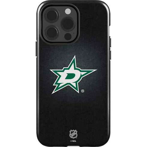 NHL Dallas Stars Black Background iPhone 15 Pro Impact Case